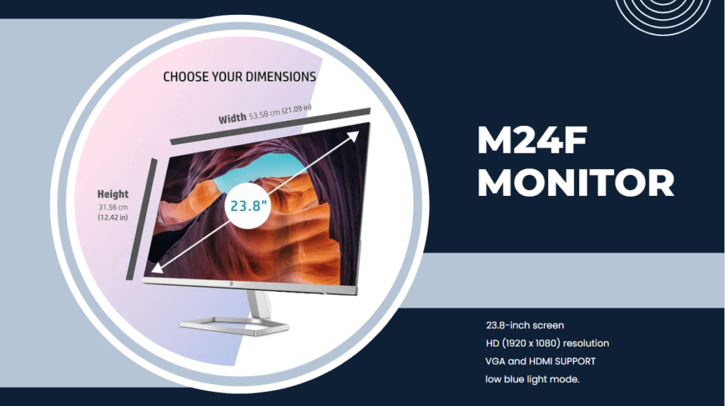 HP M 24-F Monitor